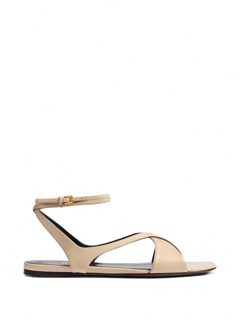 KHAITE Liria ankle-strap flat sandals