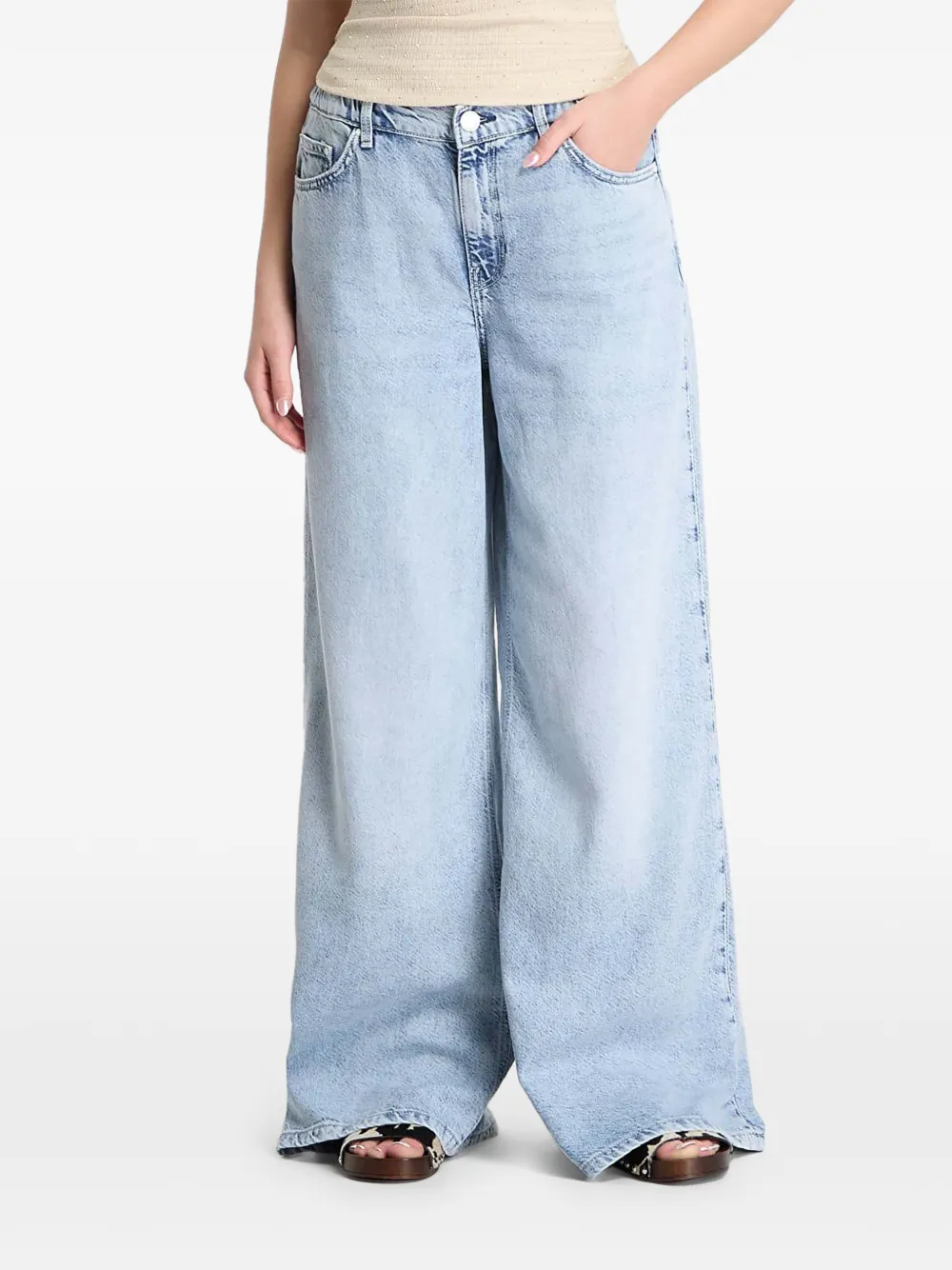 GUESS USA wide-leg jeans - Blu