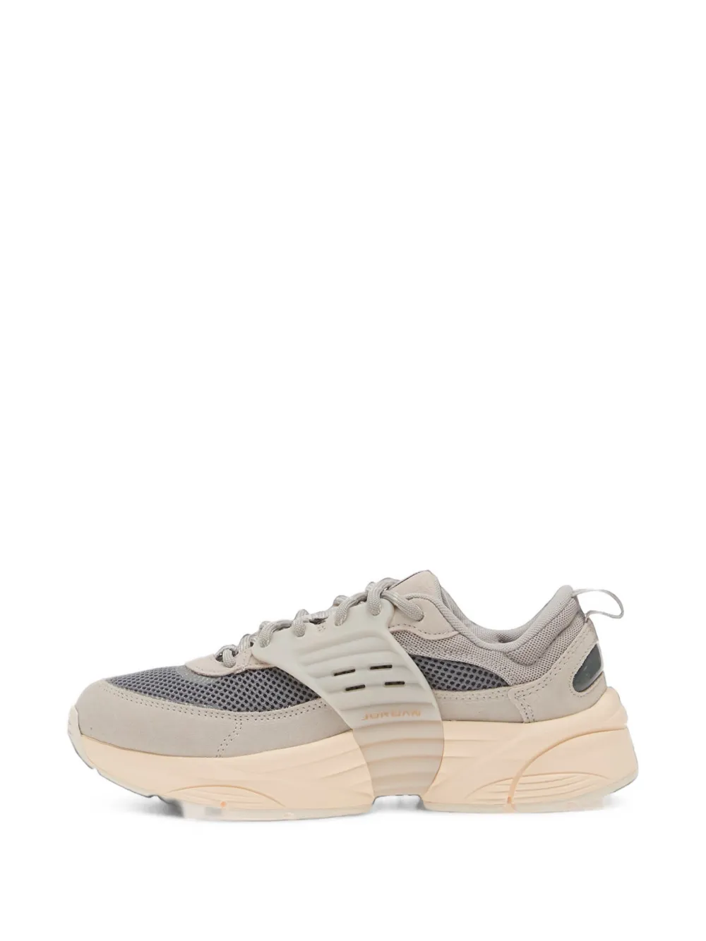 Jordan Trunner panelled cage-detail sneakers Grijs