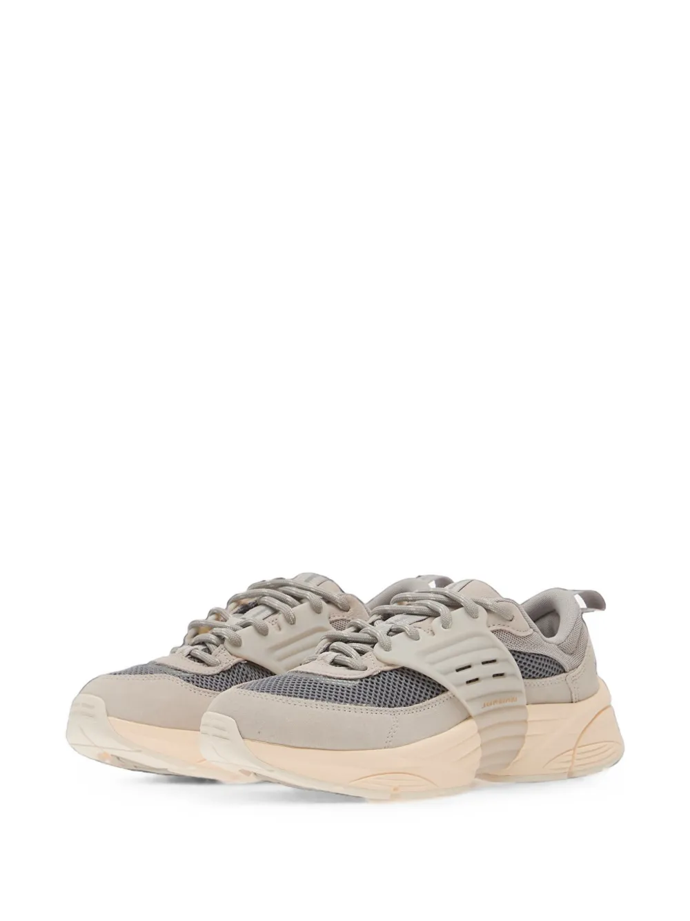 Jordan Trunner panelled cage-detail sneakers Grijs