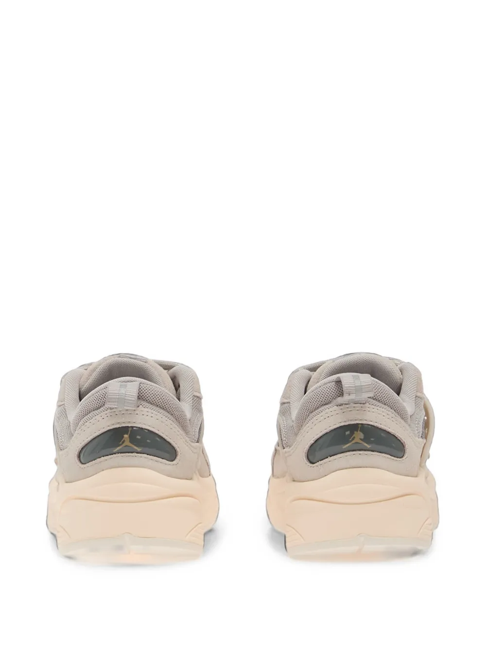 Jordan Trunner panelled cage-detail sneakers Grijs