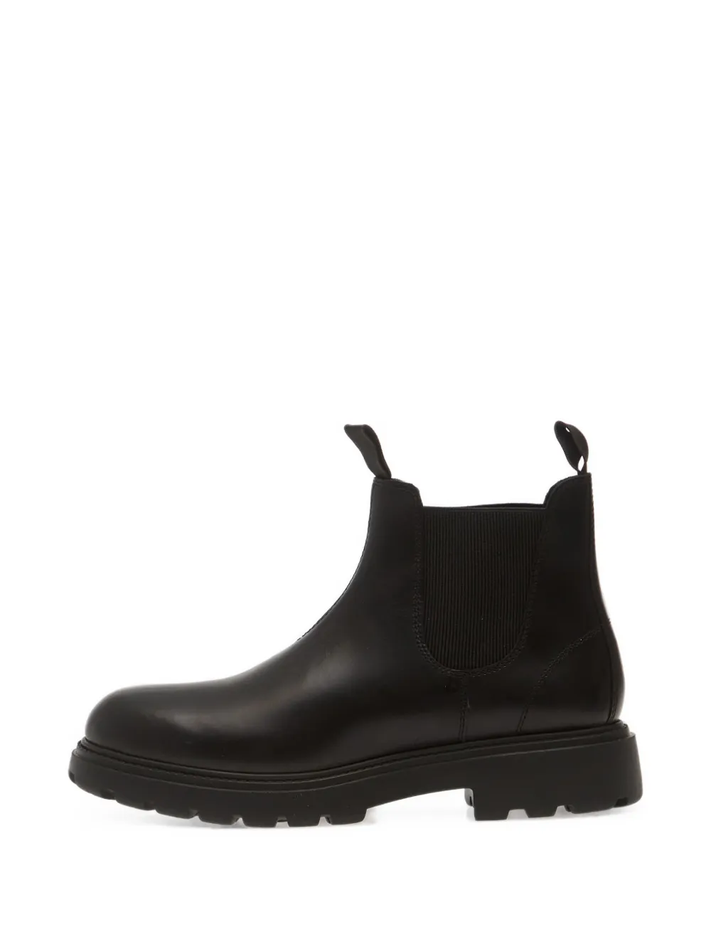 Geox Spherica Ec7 B Elasticated-side Panel Boots In Black