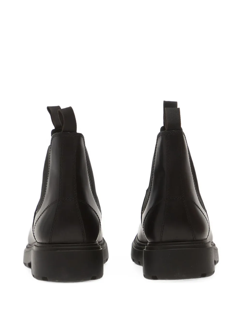 Geox Spherica Ec7 B Elasticated-side Panel Boots In Black