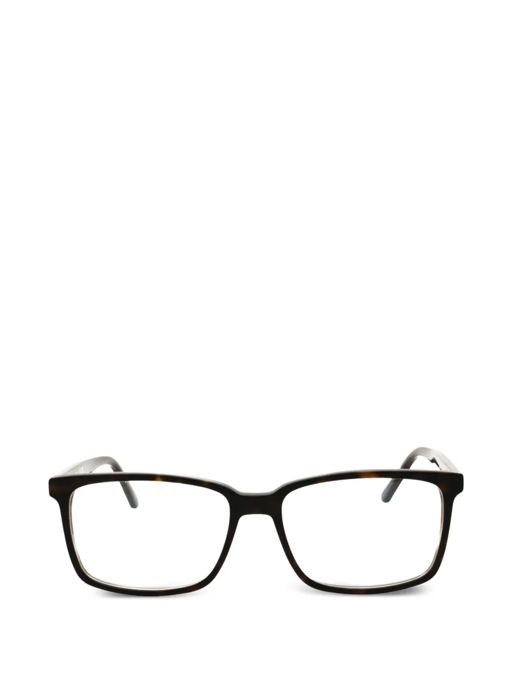 Gant tortoiseshell-effect rectangle-frame glasses · 56