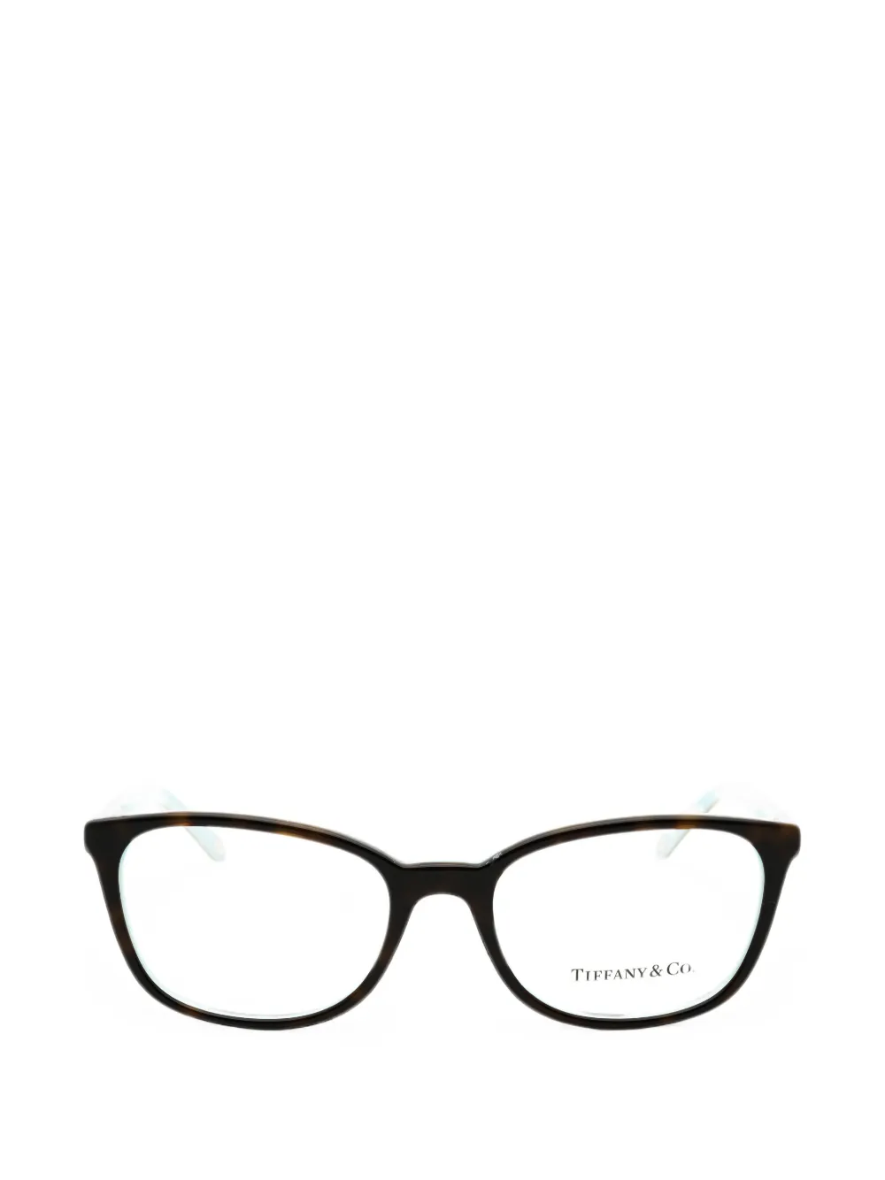 Tiffany & Co. tortoiseshell-effect rectangle-frame glasses
