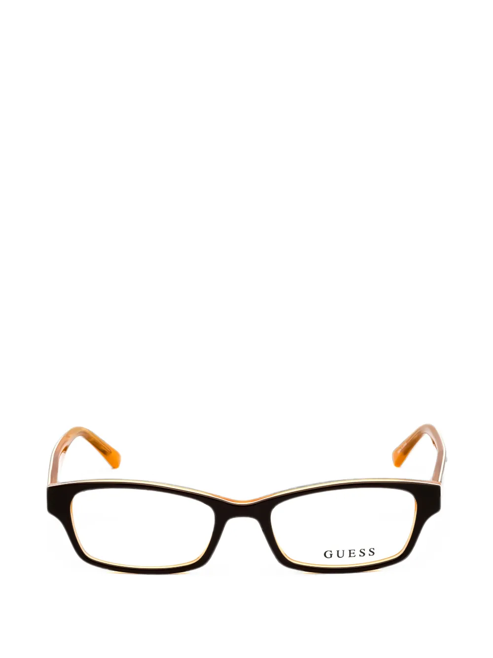 GUESS USA rectangle-frame glasses - Marrone