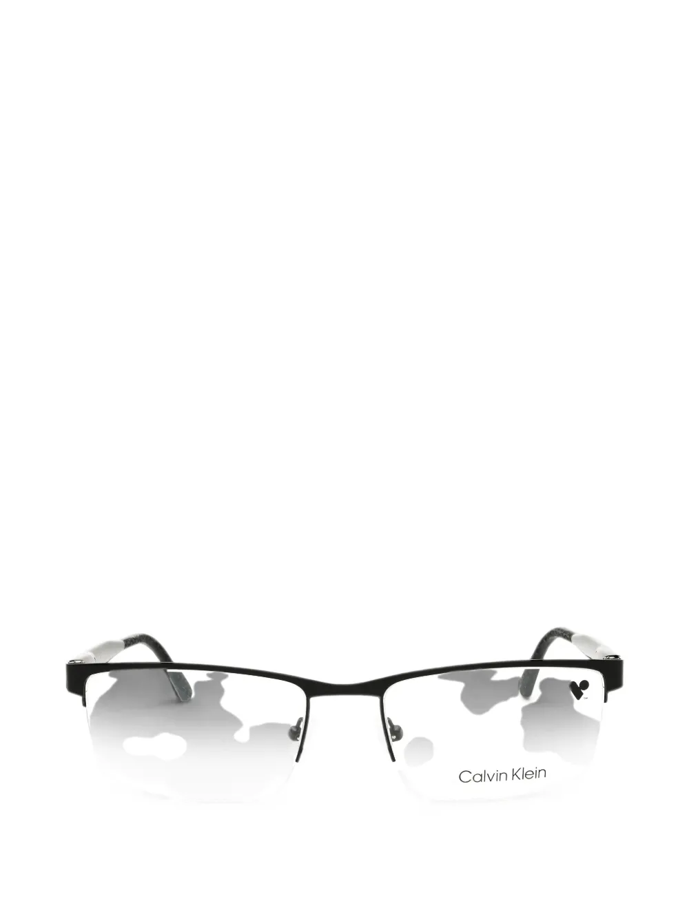 Calvin Klein rectangle-frame glasses - Nero