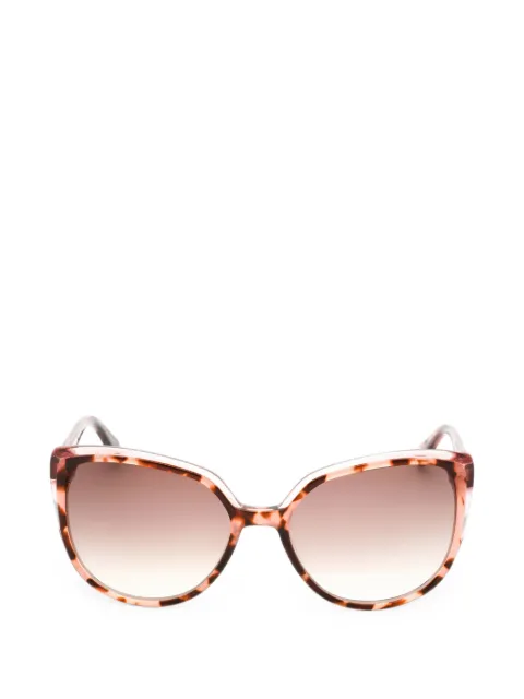ANNE KLEIN cat-eye tortoiseshell-effect sunglasses