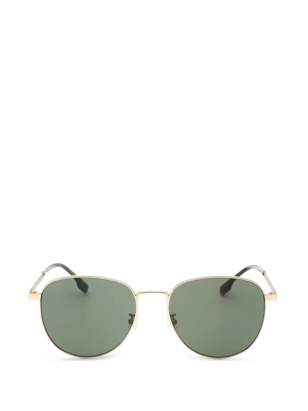 BOSS gold-tone sunglasses with titanium temples | Gold | Image 1