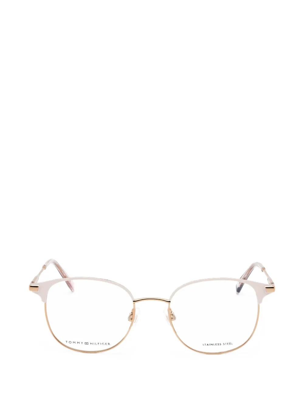 Tommy Hilfiger round-frame glasses - Toni neutri