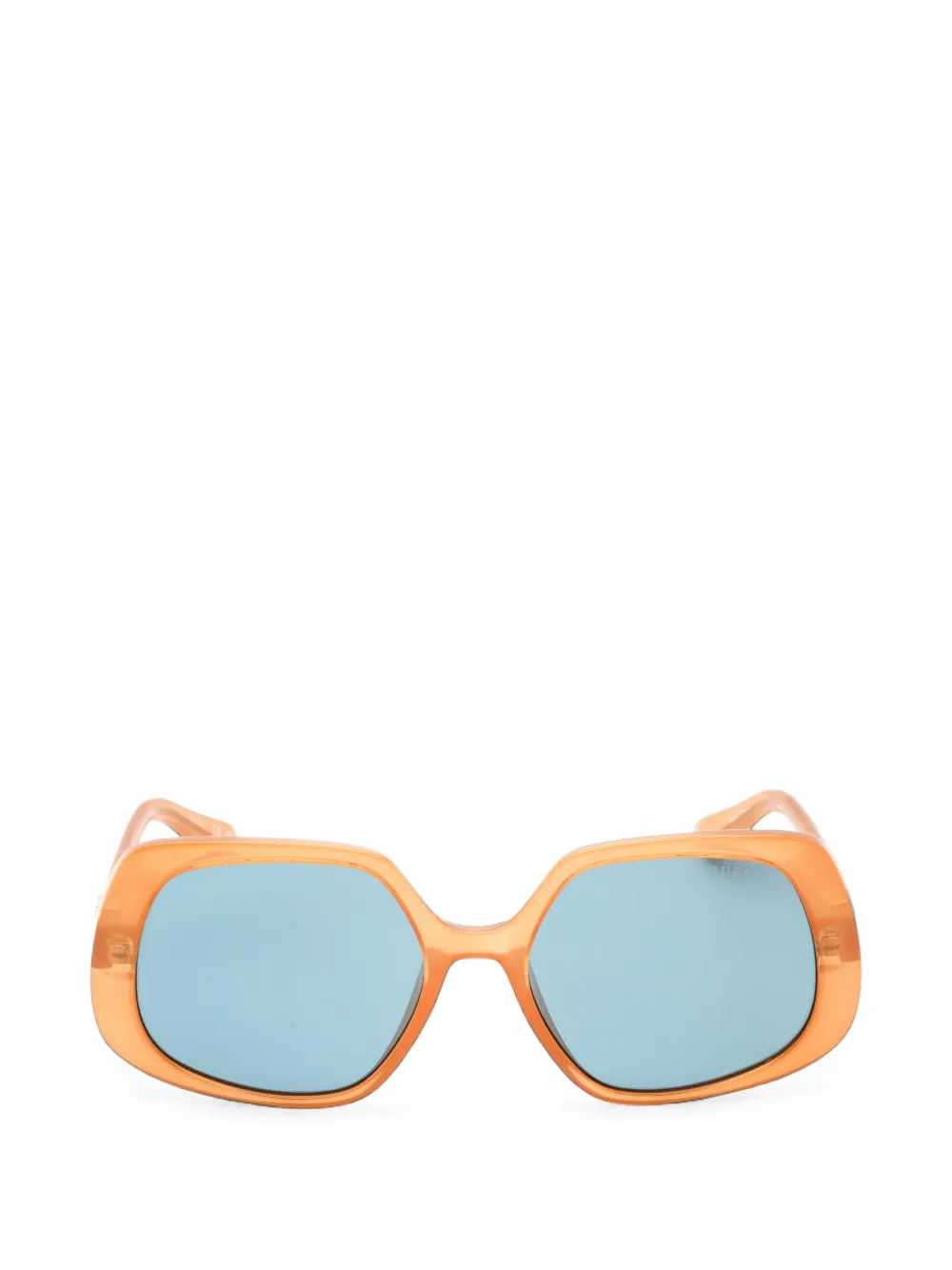 GUESS EYEWEAR oversized geometric-frame sunglasses