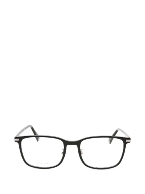 Polaroid rectangle-frame glasses