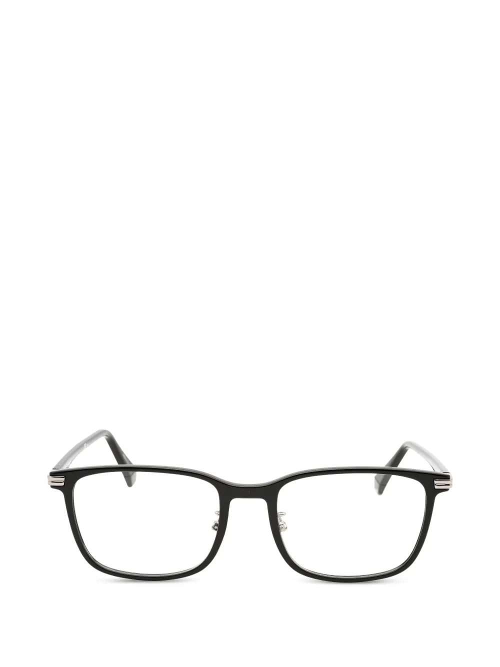 Polaroid rectangle-frame glasses