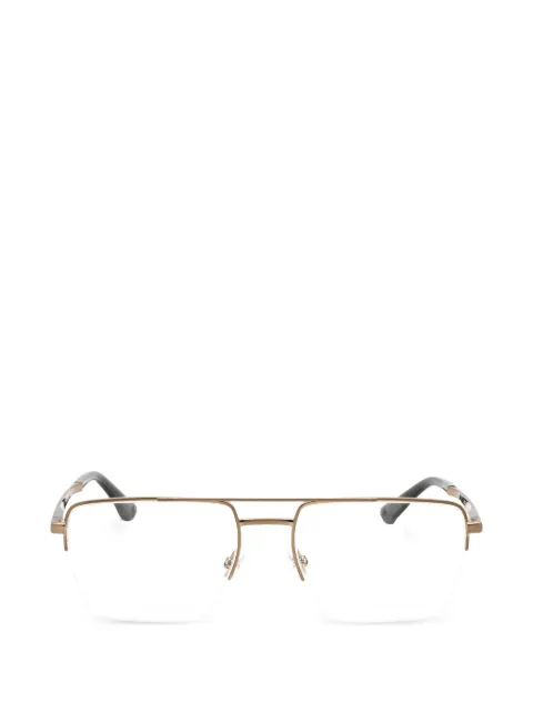 Police lentes con armazón estilo piloto
