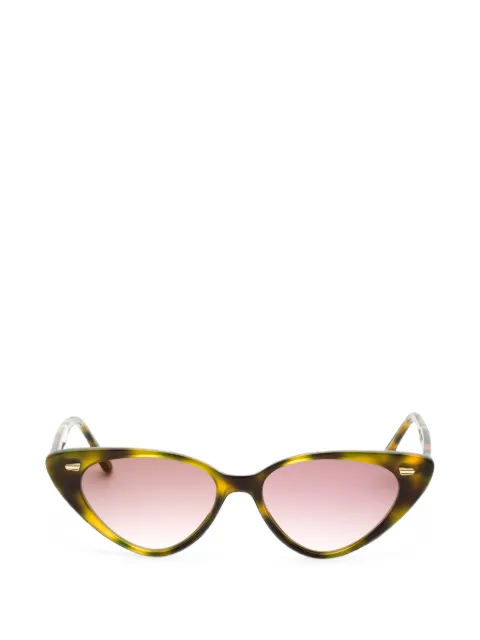 Cutler & Gross tortoiseshell-effect cat-eye sunglasses
