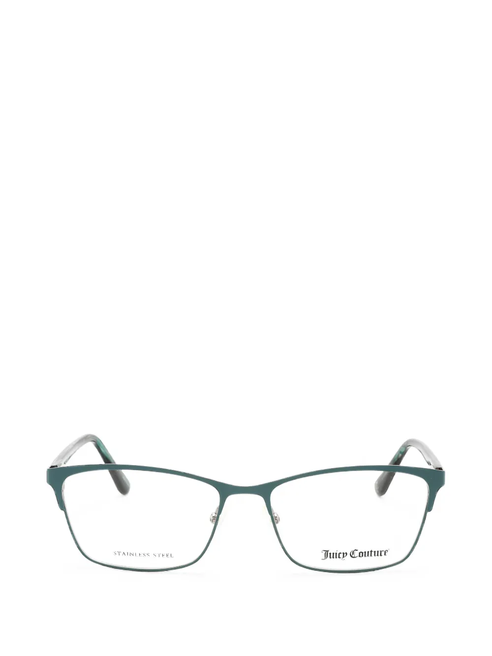 Juicy Couture JU 232 rectangle-frame glasses - Verde