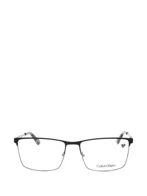 Calvin Klein rectangle-frame glasses