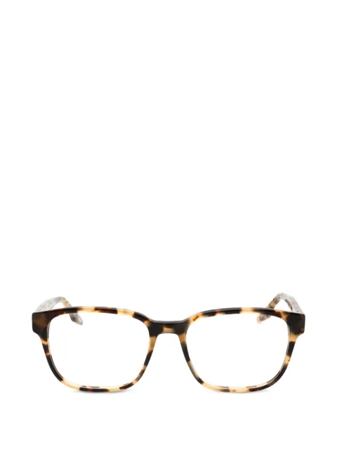 Converse tortoiseshell-effect rectangle-frame glasses