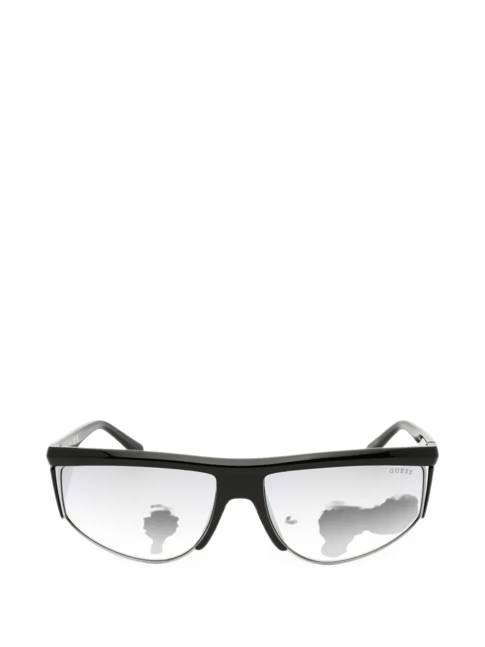 GUESS USA oval-frame mirrored sunglasses - Nero