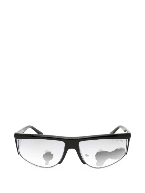 GUESS USA oval-frame mirrored sunglasses