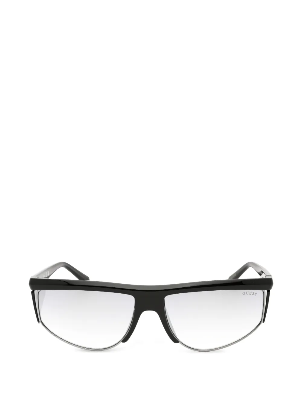 GUESS USA oval-frame mirrored sunglasses | Black | Image 1