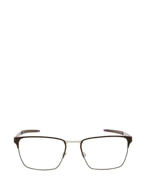 Police lentes con armazón rectangular