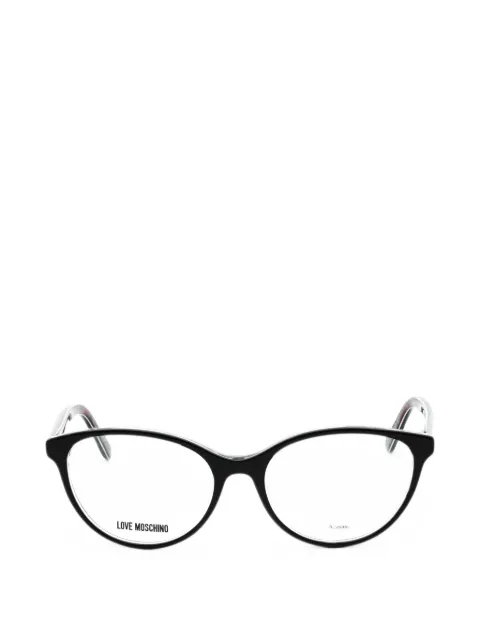 Love Moschino oval-frame glasses