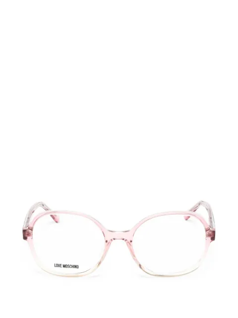 Love Moschino round-frame glasses