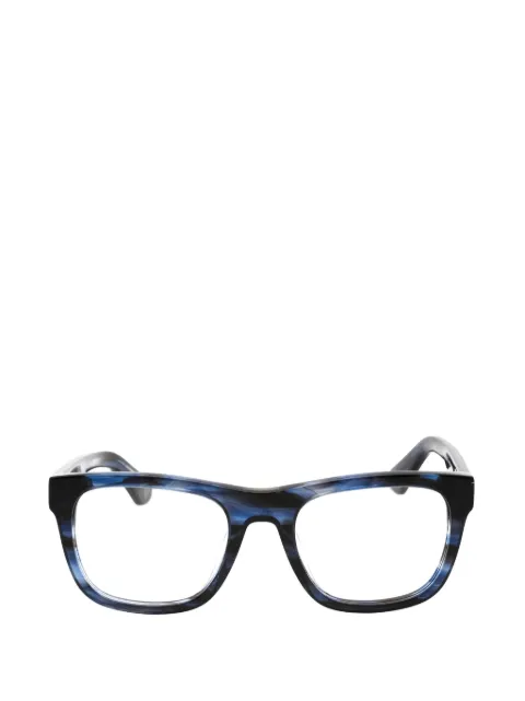 Police rectangle-frame glasses