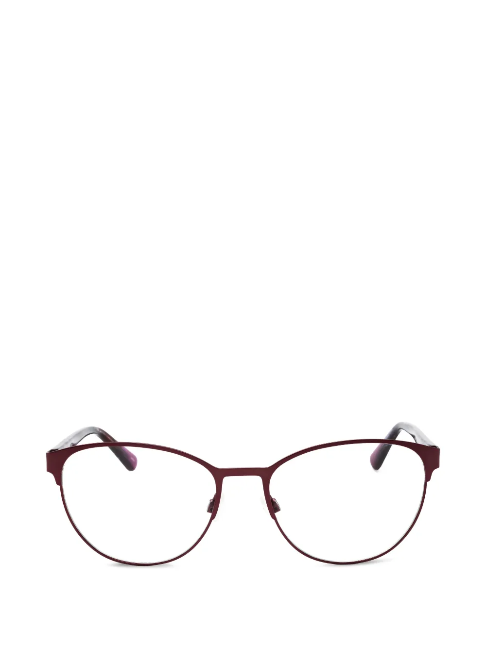 ANNE KLEIN lunettes de vue à monture ronde - Rouge