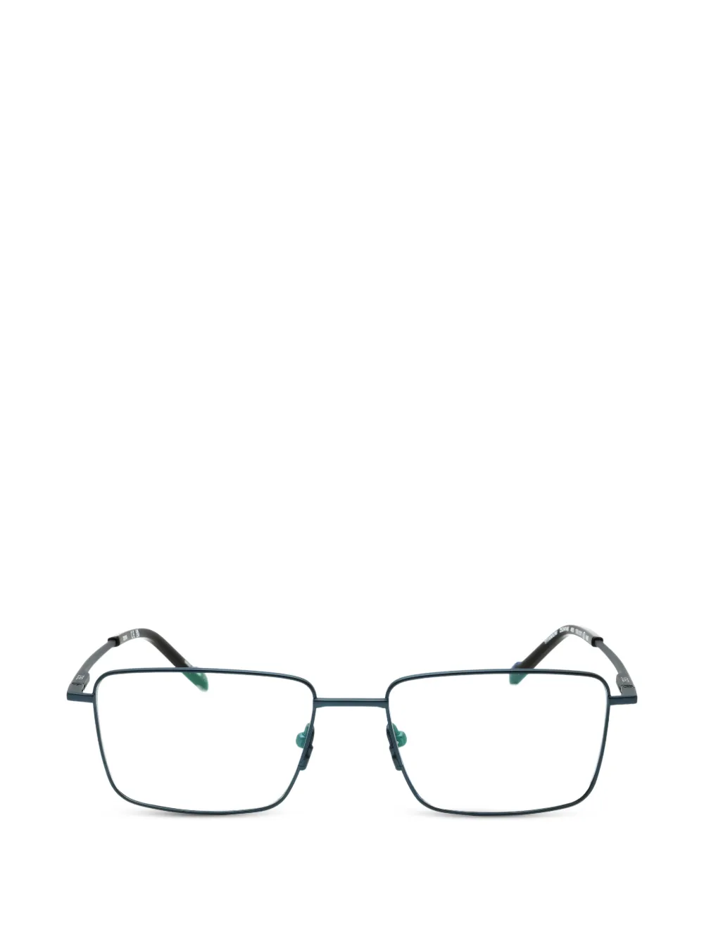 Zeiss titanium rectangle-frame glasses