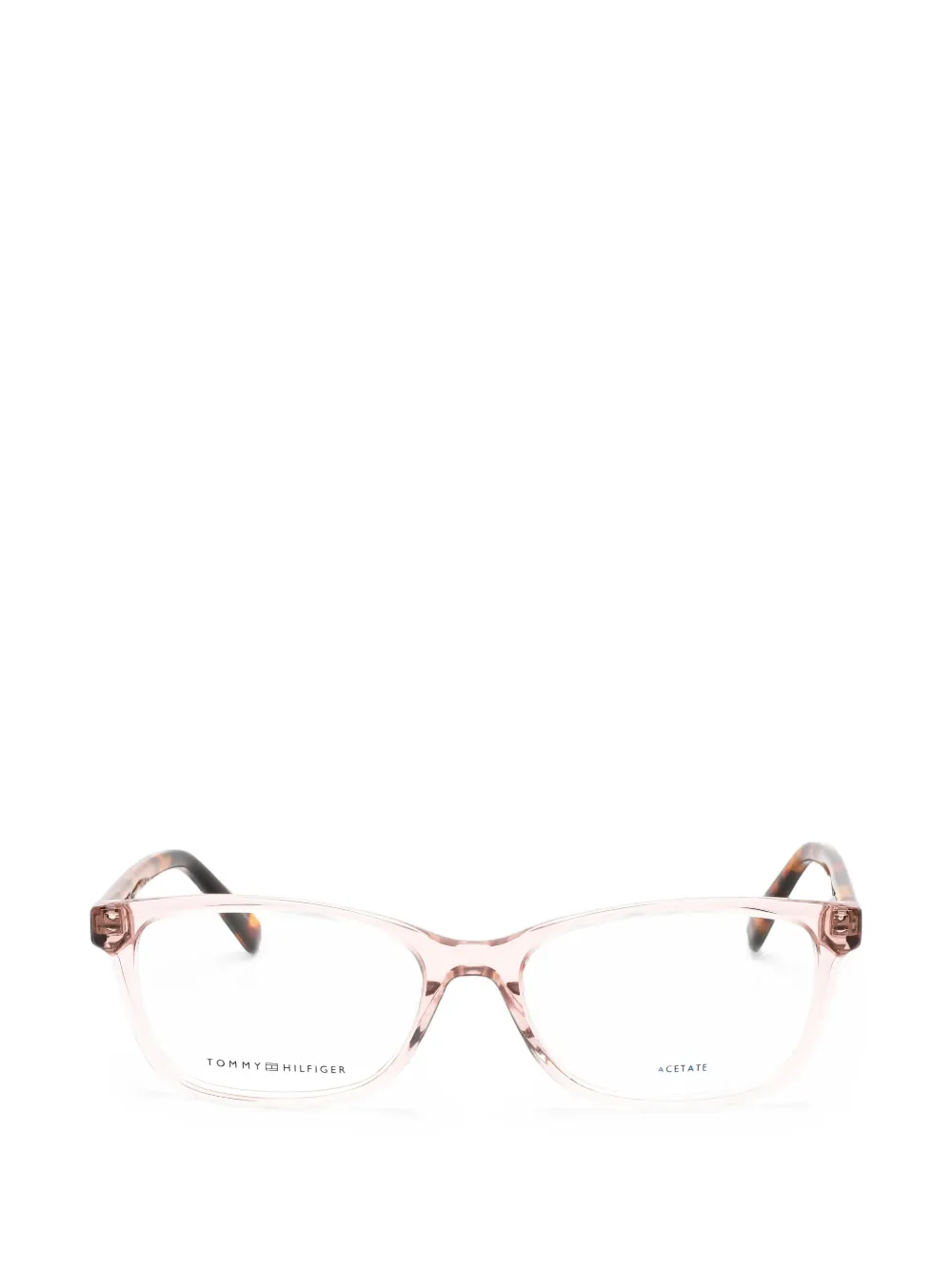 Tommy Hilfiger rectangle-frame glasses - Rosa