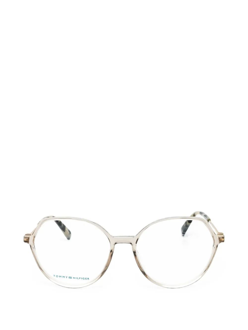 Tommy Hilfiger geometric-frame glasses - Toni neutri