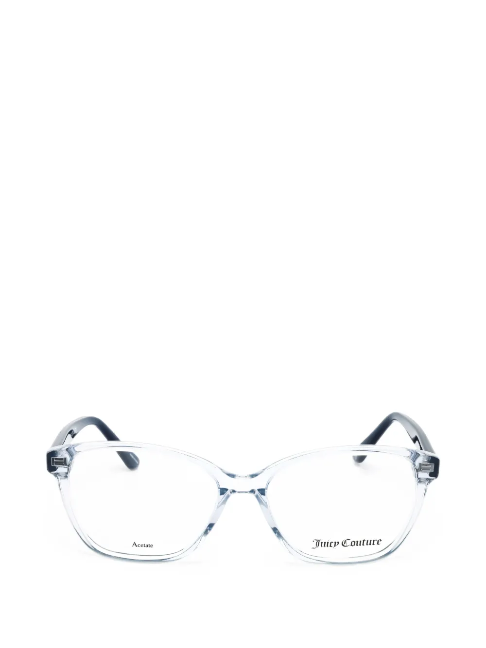 Juicy Couture Rectangle-frame Glasses In Nude