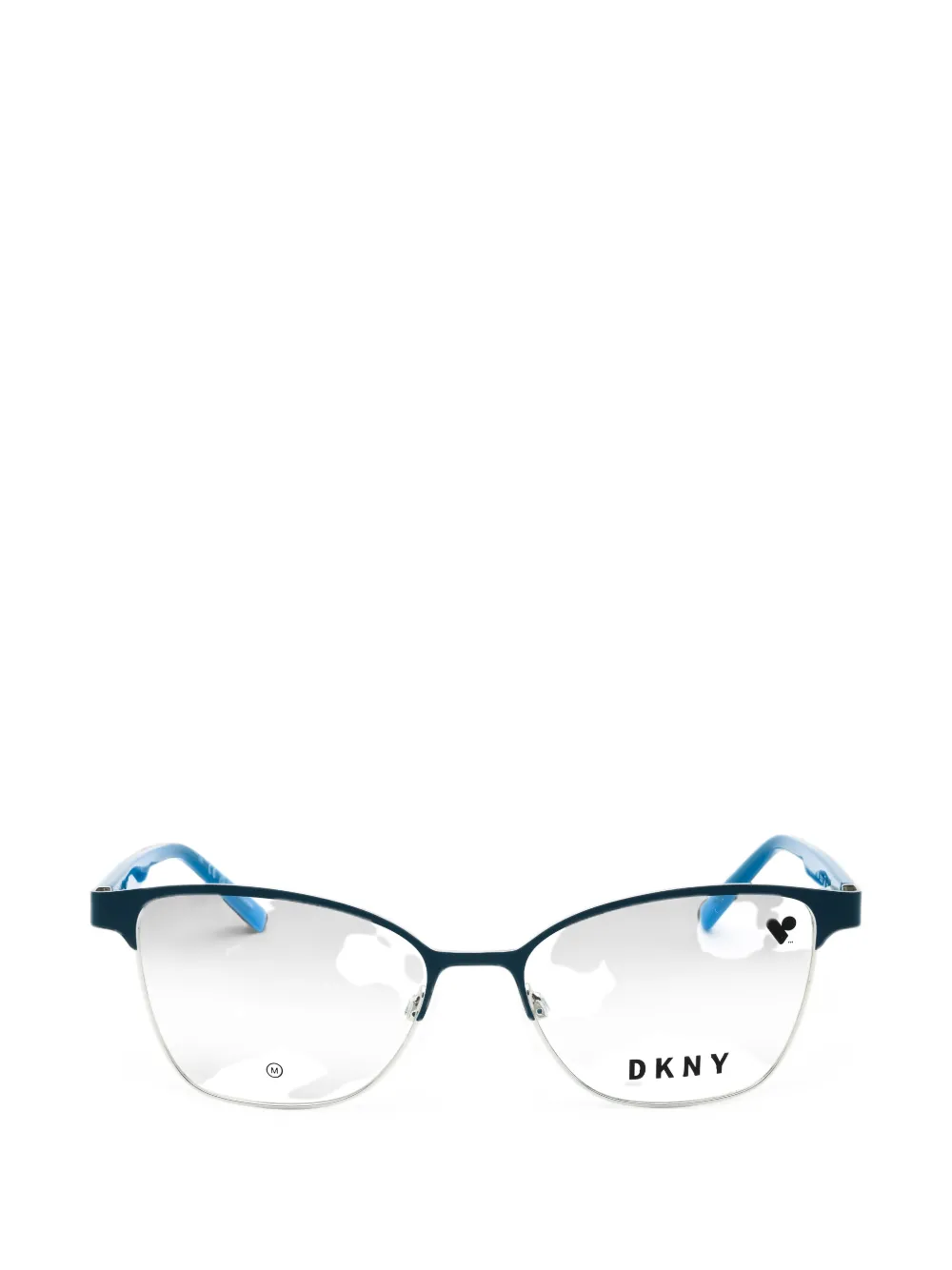 DKNY rectangle-frame glasses - Blu