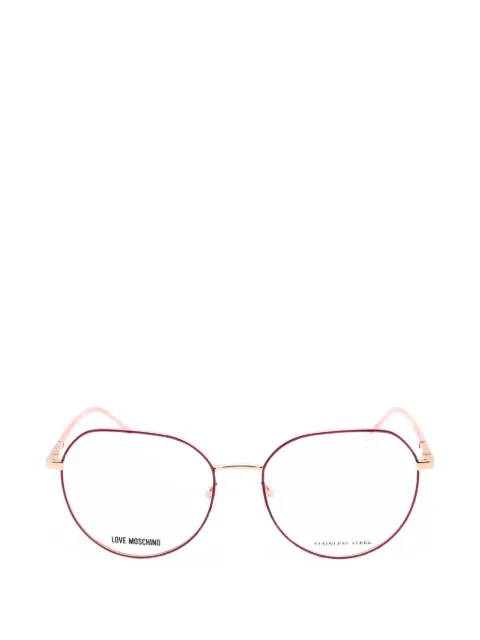 Love Moschino round-frame glasses
