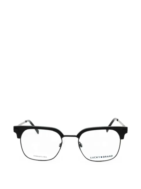 LUCKY BRAND tortoiseshell-effect rectangle-frame glasses