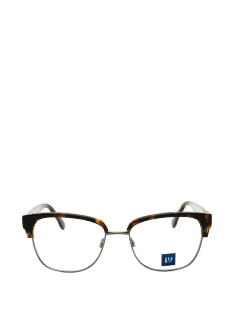 GAP tortoiseshell-effect rectangle-frame glasses
