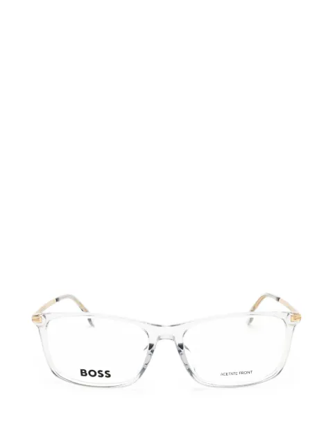 BOSS rectangle-frame glasses