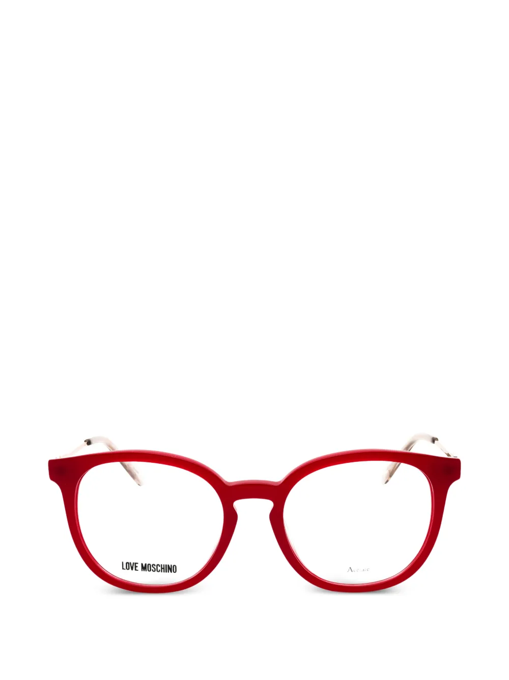Love Moschino lunettes de vue à monture ronde - Or