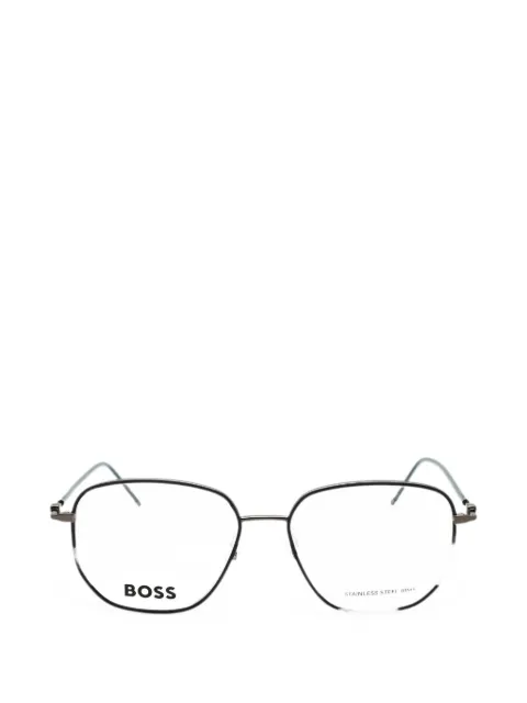BOSS geometric-frame glasses