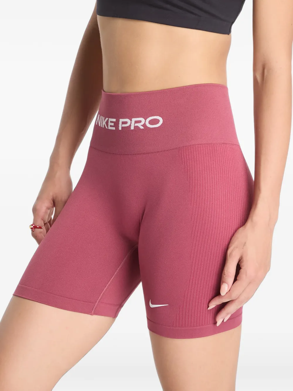 Nike Pro seamless shorts Roze