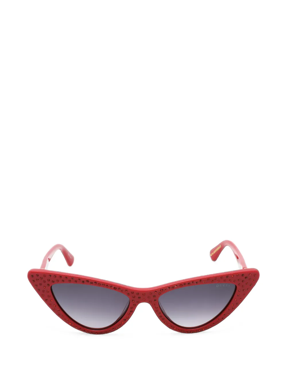 GUESS USA crystal-embellished cat-eye sunglasses - Rosso