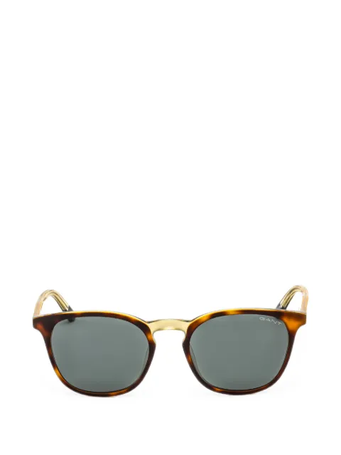 Gant tortoiseshell-effect square-frame sunglasses