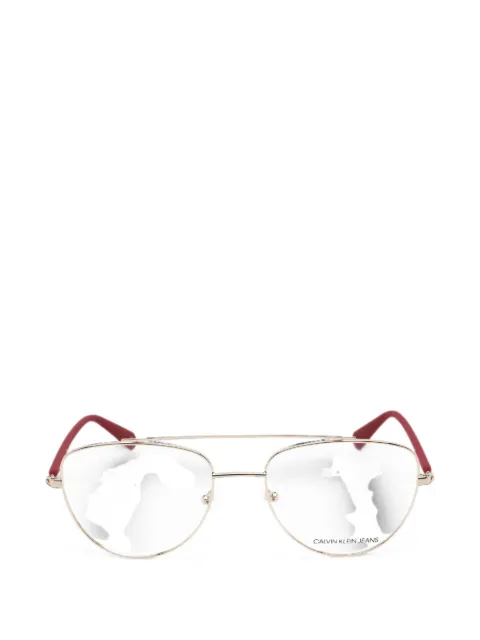 Calvin Klein Jeans pilot-frame glasses