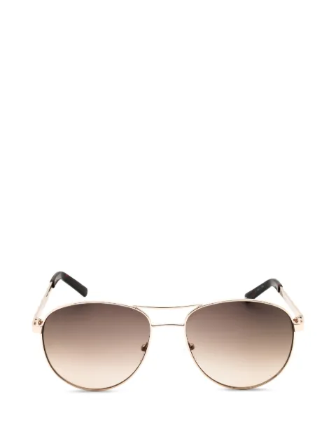 GUESS EYEWEAR crystal-embellished pilot-frame sunglasses