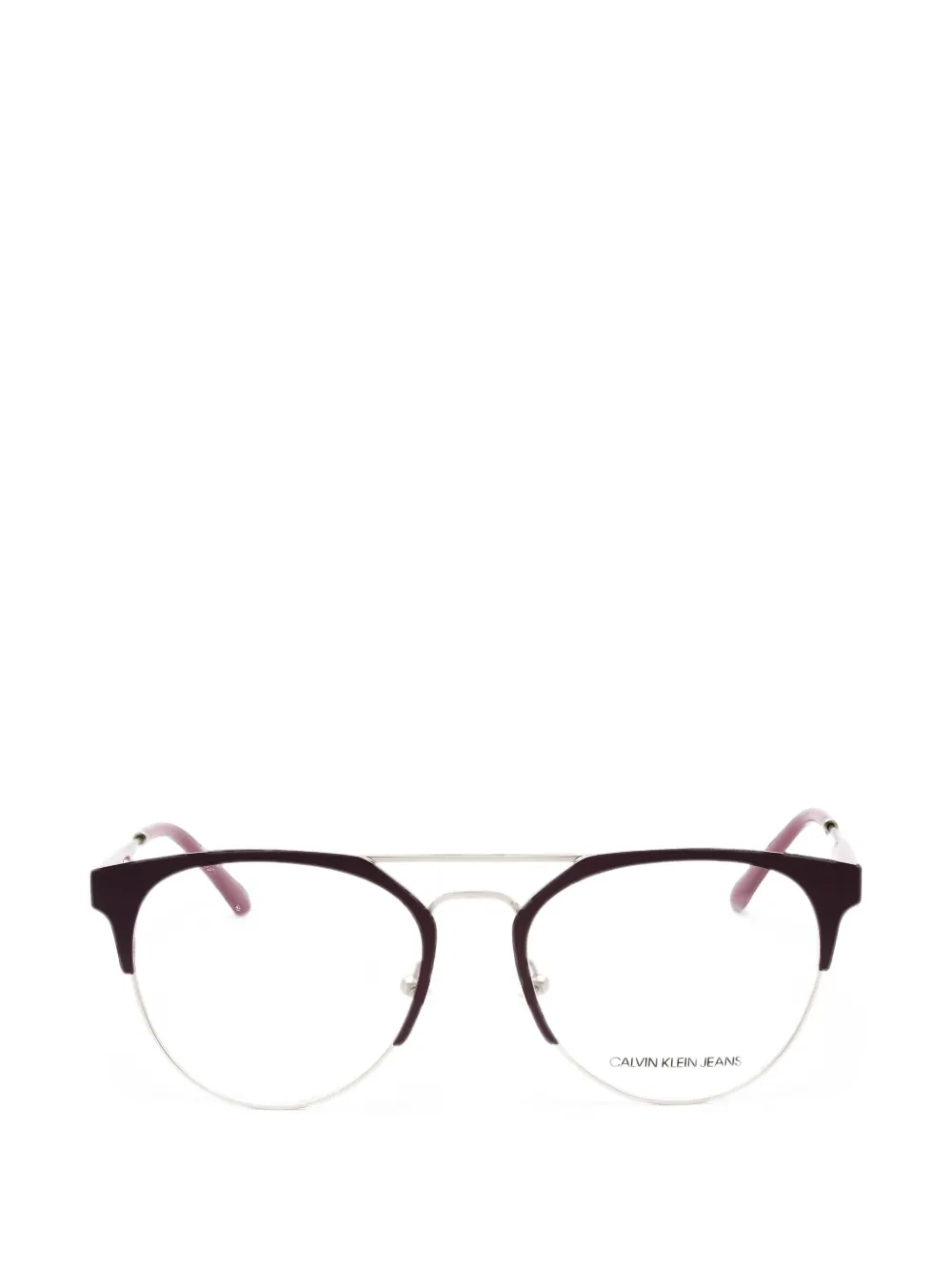 Calvin Klein Jeans round-frame glasses - Nero