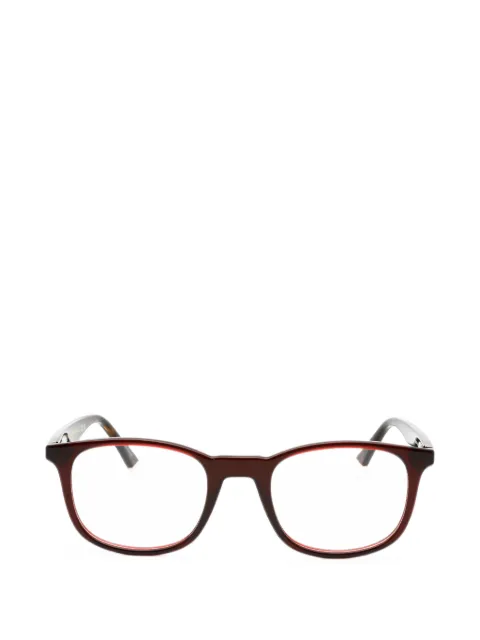 Polaroid rectangle-frame glasses