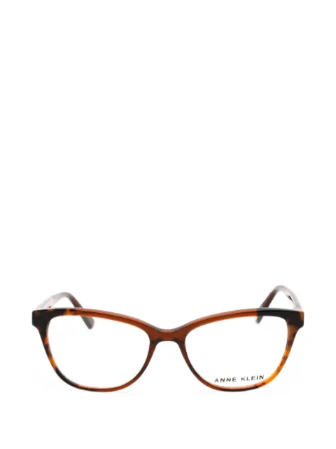 ANNE KLEIN tortoiseshell-effect cat-eye glasses