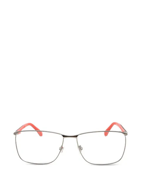 Police lunettes de vue à monture rectangulaire